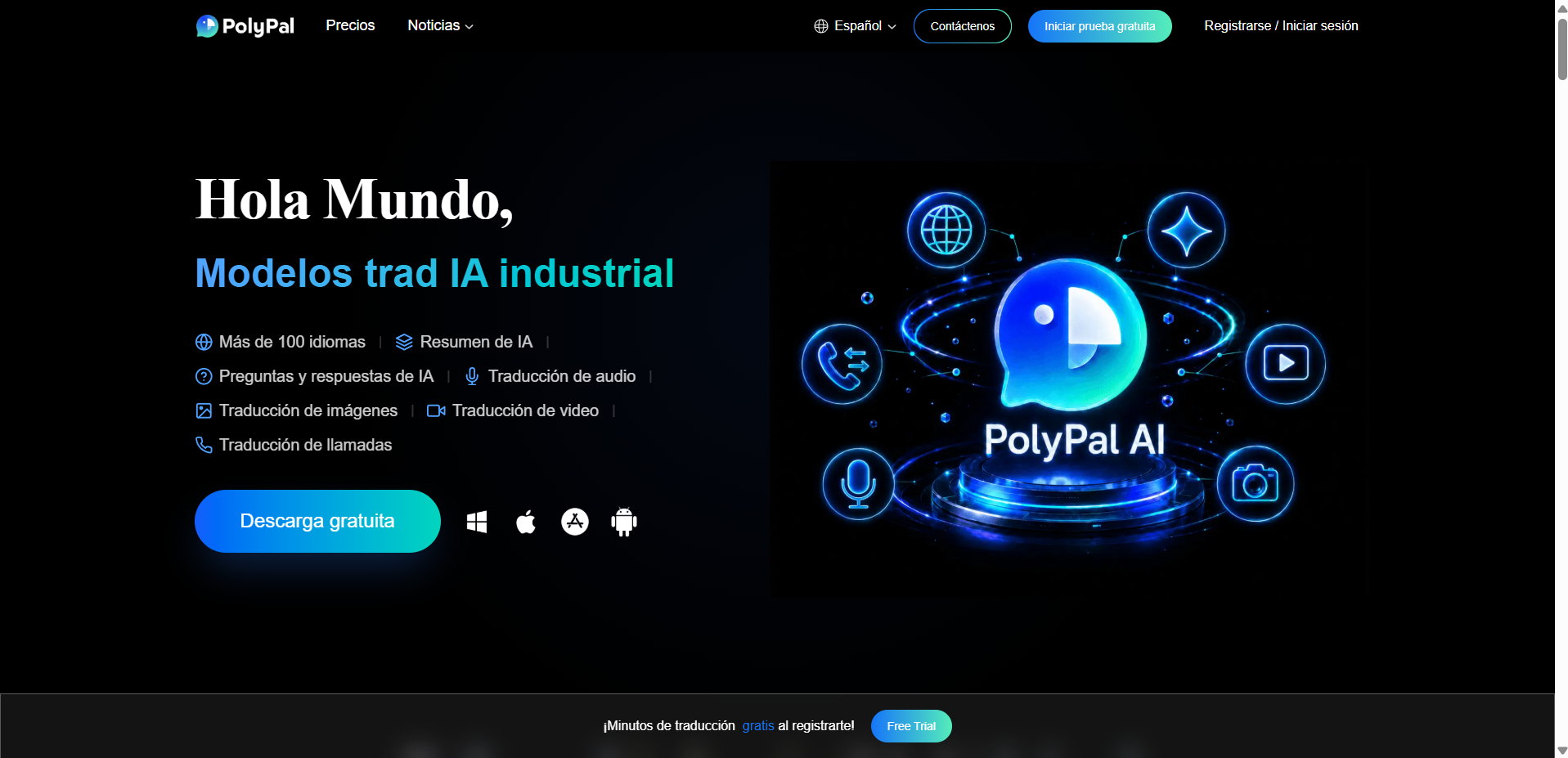 PolyPal 2026: Reseña completa (¿El mejor traductor de voz en tiempo real con IA?)